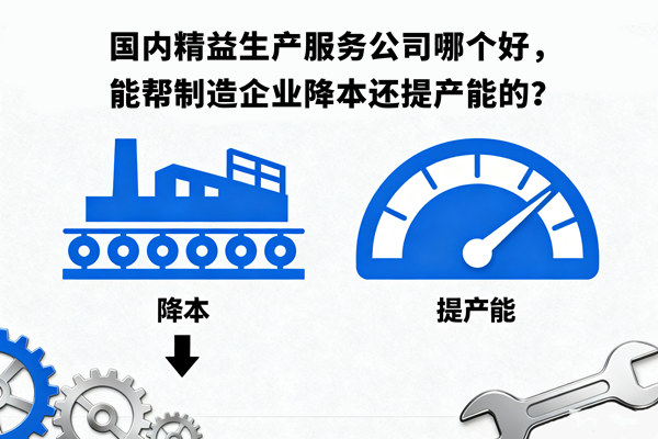 國內(nèi)精益生產(chǎn)服務公司哪個好，能幫制造企業(yè)降本還提產(chǎn)能的？