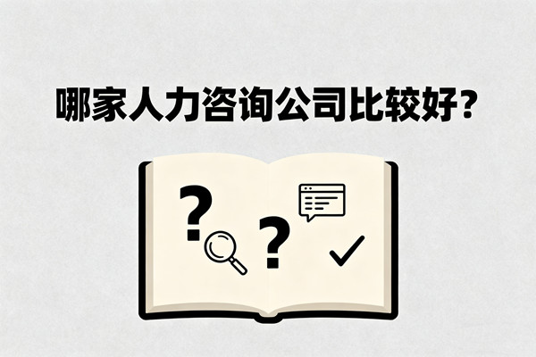 哪家人力咨詢公司比較好？
