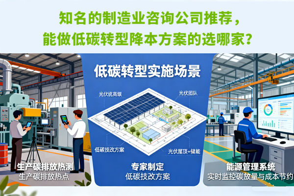 知名的制造業(yè)咨詢公司推薦，能做低碳轉型降本方案的選哪家？