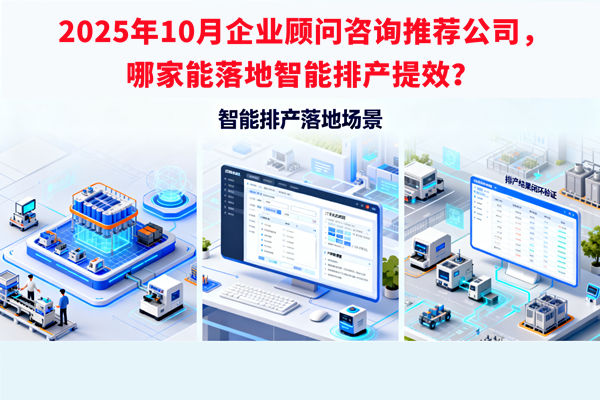 2025年10月企業(yè)顧問咨詢推薦公司，哪家能落地智能排產(chǎn)提效？